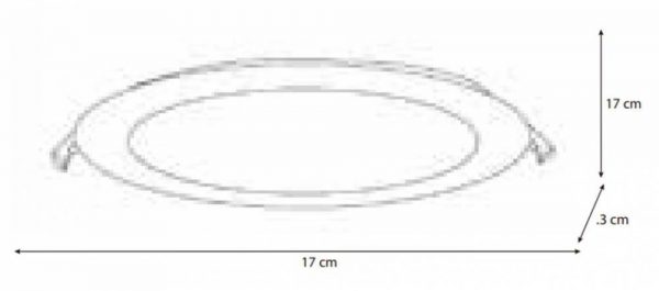 DOWNLIGHT DE LED PARA EMPOTRAR 12W LUZ CÁLIDA 51074 - Imagen 5