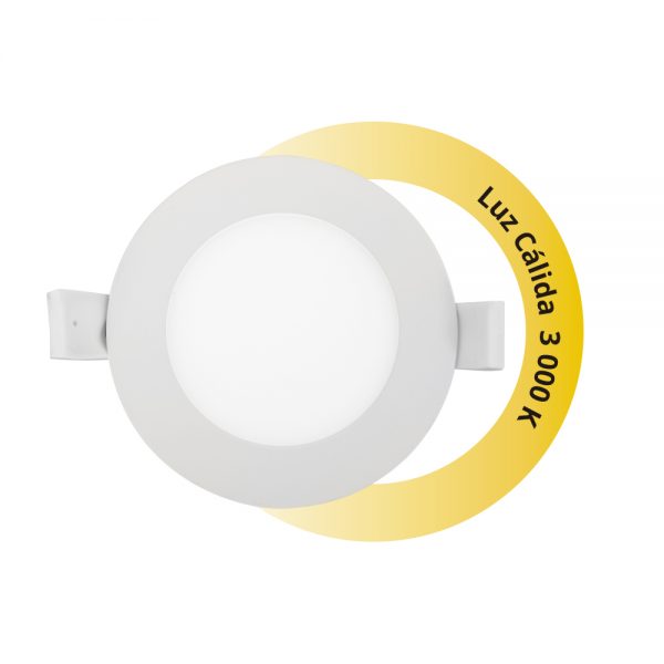 DOWNLIGHT DE LED PARA EMPOTRAR 6W LUZ CÁLIDA 51072 - Imagen 4