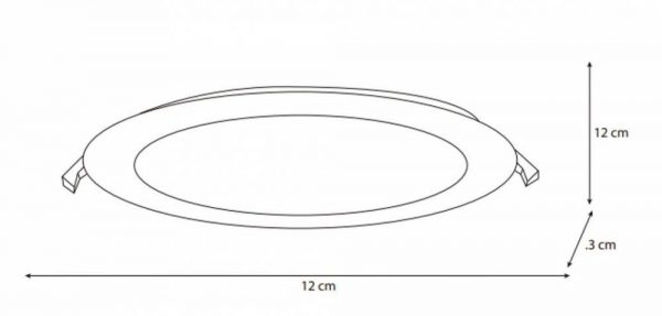 DOWNLIGHT DE LED PARA EMPOTRAR 6W LUZ CÁLIDA 51072 - Imagen 5