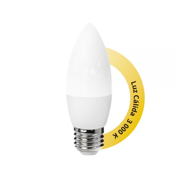 FOCO VELA DE LED 4W  LUZ CALIDA 51165 - Imagen 2