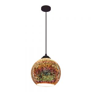 LUMINARIO DECORATIVO PARA SUSPENDER EFECTO 3D ESFERA 57070