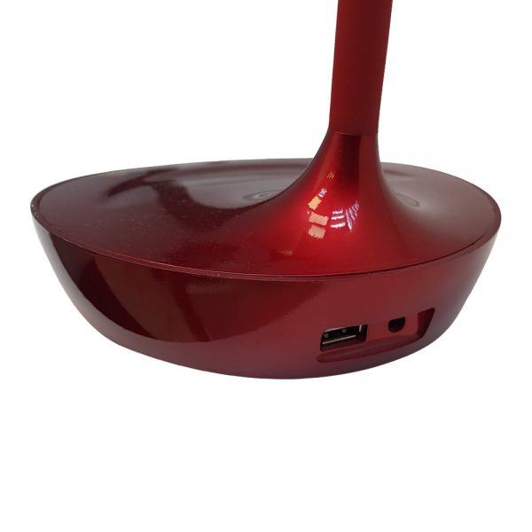 LÁMPARA DE ESCRITORIO LED COLOR ROJO 4.5W 51243 - Imagen 3