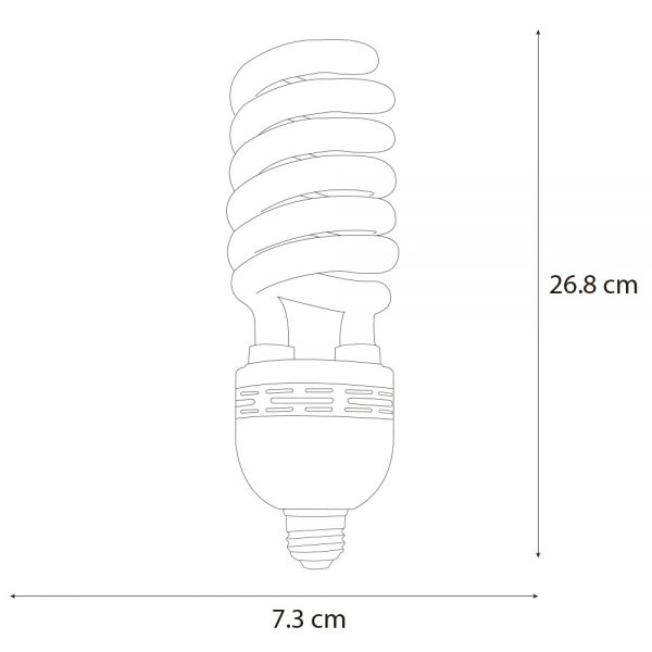 LÁMPARA FLUORESCENTE 65W E26 T5 50222 - Imagen 2