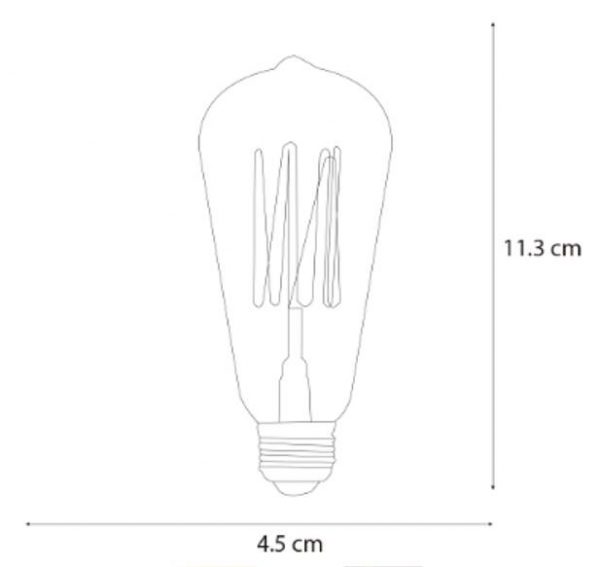 LÁMPARA INCANDESCENTE DECORATIVA 51124 - Imagen 5