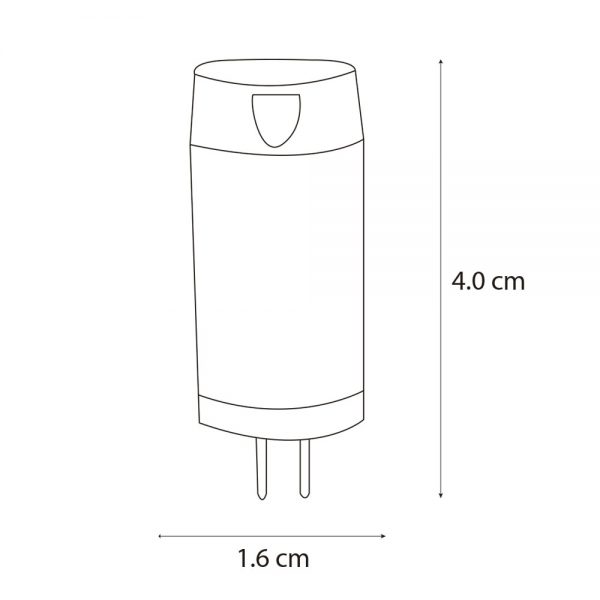 PIN LED 2.5W 12V G4 3000K 51136 - Imagen 4