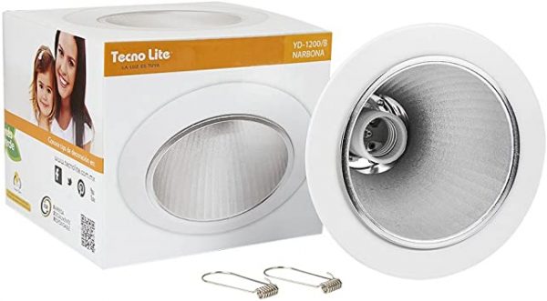 LUMINARIO EMPOTRADO  E27 BLANCO YD-1200/B - Imagen 5