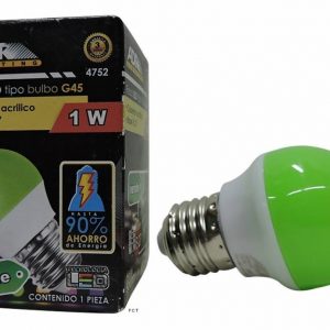 FOCO LED G45 1W VERDE  4752