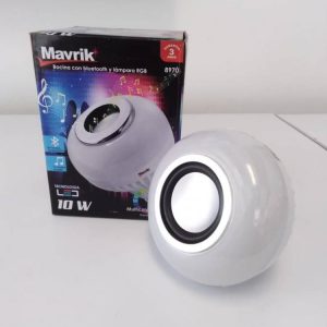 FOCO LED RGB CON BOCINA BLUETOOTH  8970