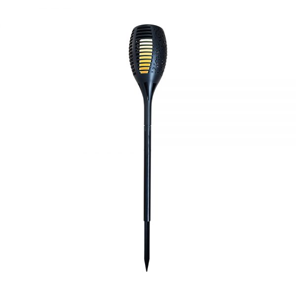 LUMINARIO SOLAR DE LED TIPO FLAMA 1W TEMP COLOR ROJO 51977