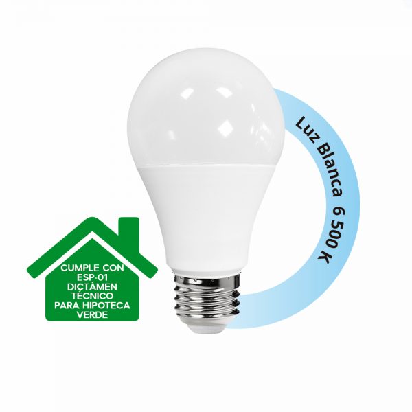 BULBO DE LED 10W  100-240V LUZ BLANCA 51603 - Imagen 2