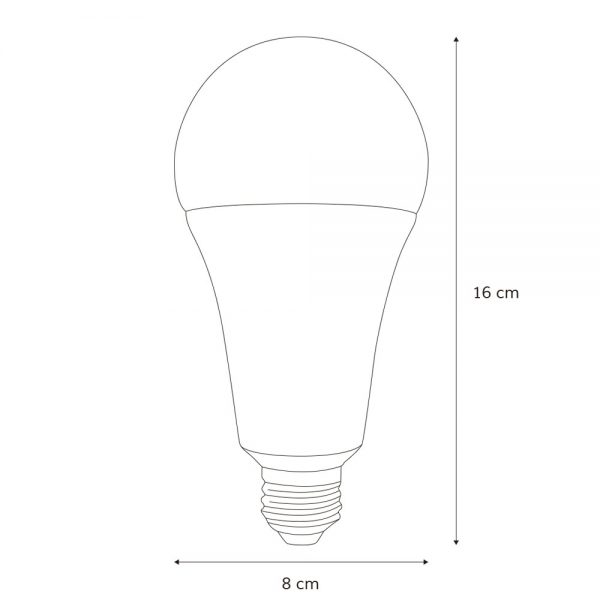 BULBO DE LED 18W 6500K 100-240V E26 51912 - Imagen 3