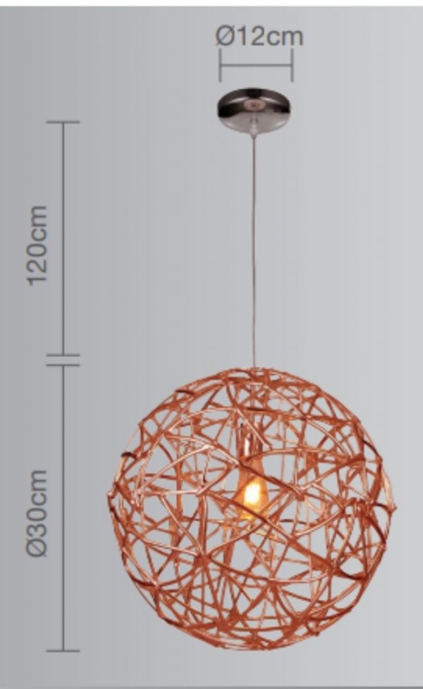 LAMPARA DECORATIVA PARA TECHO CALUX C020/CO - Imagen 2