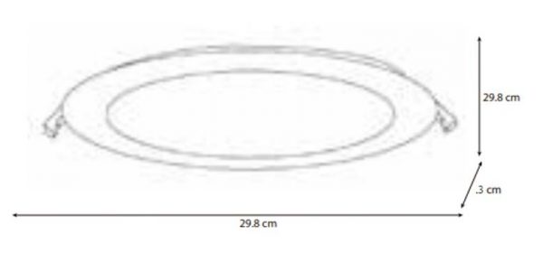 DOWNLIGHT DE LED 24W LUZ CÁLIDA 51370 - Imagen 5