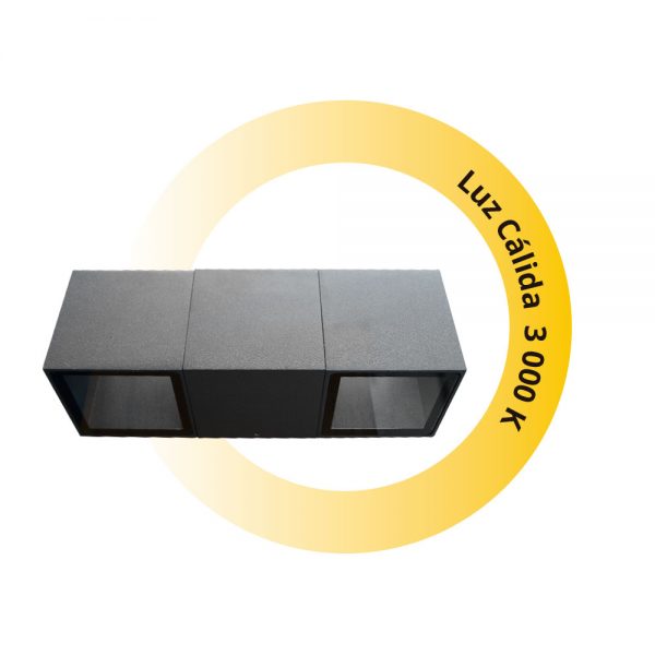 LUMINARIO ARBOTANTE MURO DE LED 12W 51923 - Imagen 3