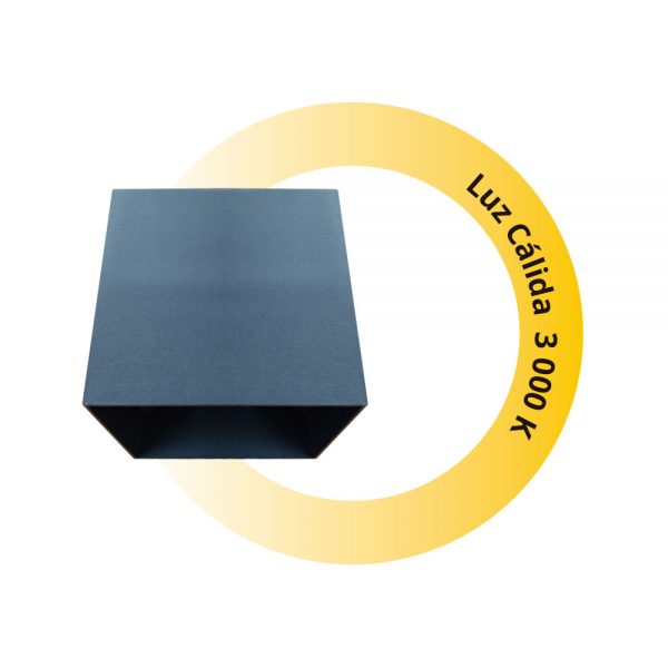 LUMINARIO ARBOTANTE DE LED DE MURO 6W 51924 - Imagen 4