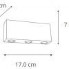 LUMINARIO ARBOTANTE DE LED DE MURO 6W 51926 - Imagen 5