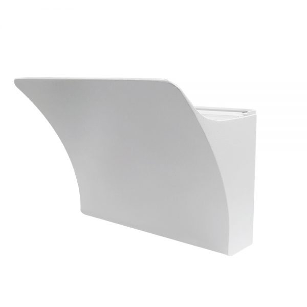 LUMINARIO ARBOTANTE DE LED COLOR BLANCO MURO 12W 51801