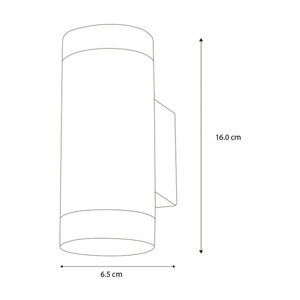LUMINARIO ARBOTANTE DE LED LUZ DIRECTA E INDIRECTA 7W 51307 - Imagen 5