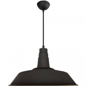 LUMINARIO DECORATIVO DE ALUMINIO COLOR NEGRO 51777
