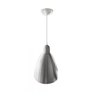 LUMINARIO DECORATIVO DE ALUMINIO COLOR PLATA 51776