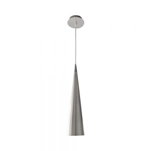LUMINARIO DECORATIVO DE SUSPENDER COPA COLOR PLATA 51279