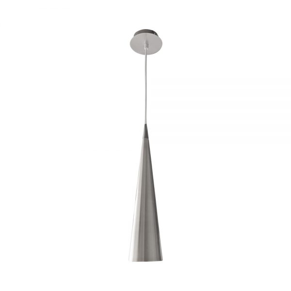LUMINARIO DECORATIVO DE SUSPENDER COPA COLOR PLATA 51279