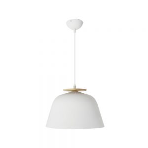 LUMINARIO DECORATIVO DE ALUMINIO COLOR BLANCO 51784