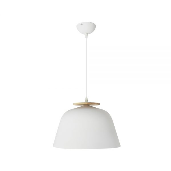 LUMINARIO DECORATIVO DE ALUMINIO COLOR BLANCO 51784