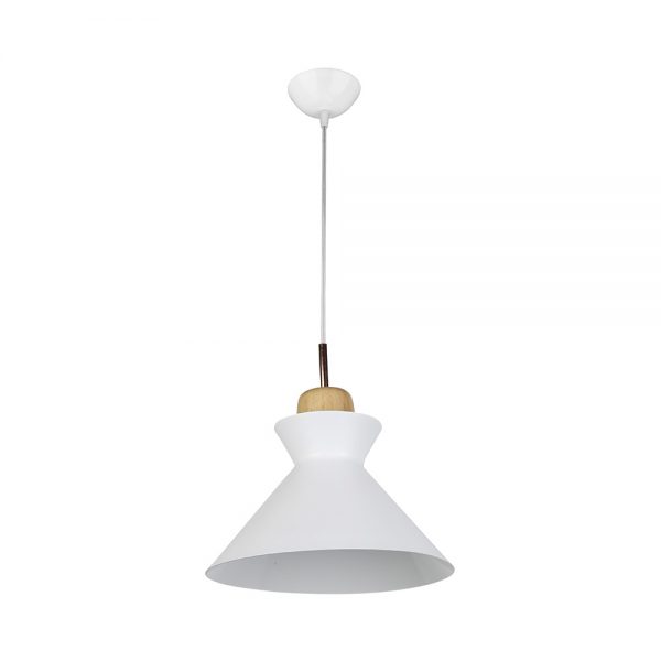 LUMINARIO DECORATIVO DE ALUMINIO COLOR BLANCO 51785 - Imagen 2