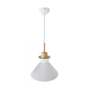 LUMINARIO DECORATIVO DE ALUMINIO COLOR BLANCO 51785