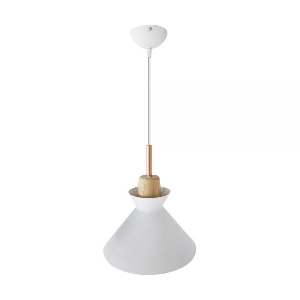 LUMINARIO DECORATIVO DE ALUMINIO COLOR BLANCO 51785