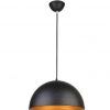 LUMINARIO DECORATIVO DE ALUMINIO COLOR NEGRO 51778 - Imagen 2