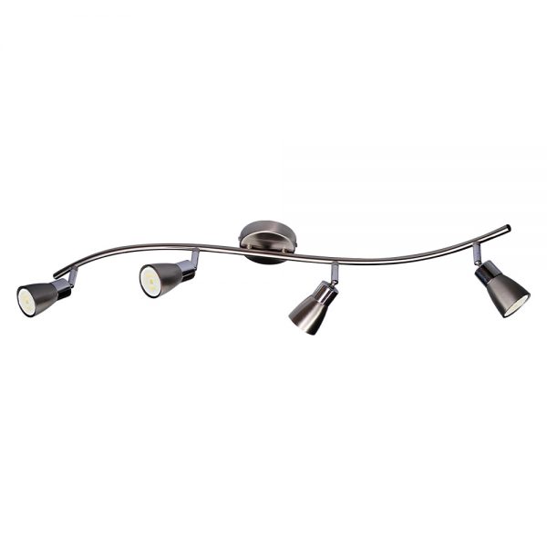 LUMINARIO DECORATIVO LINEAL COLOR CROMO MURO 51897