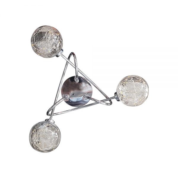 LUMINARIO DECORATIVO PARA SOBREPONER CON ESFERAS 51498 - Imagen 2