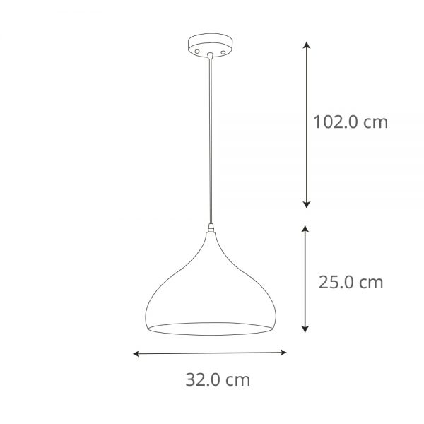 LUMINARIO DECORATIVO SUSPENDIDO DE ALUMINIO DORADO FRANCÉS 57007 - Imagen 2