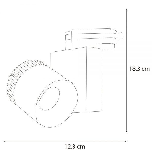 LUMINARIO SPOT DE LED 10W LUZ CALIDA 51507 - Imagen 4