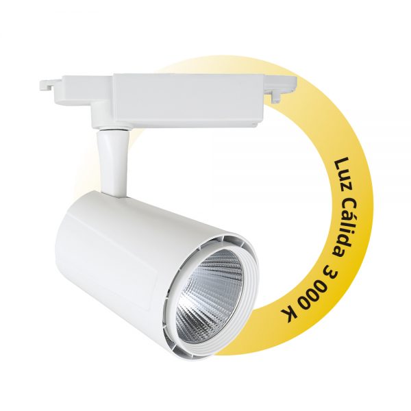 LUMINARIO SPOT DE LED 30W  LUZ CALIDA 51508 - Imagen 3