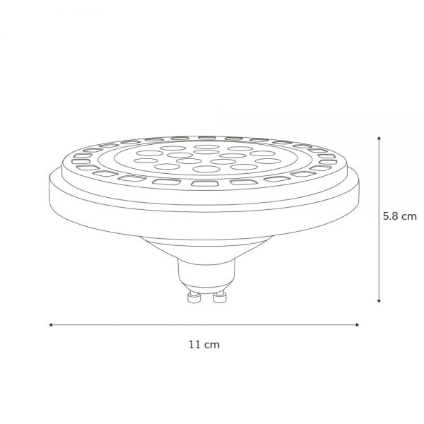 LÁMPARA DE LED AR111 15W 51964 - Imagen 4