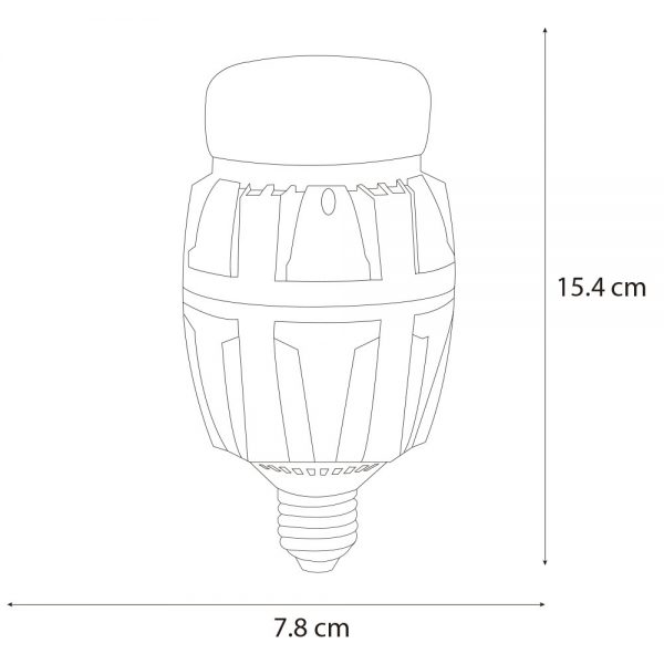 LÁMPARA DE LED ALTA POTENCIA DE 40W 51366 - Imagen 4