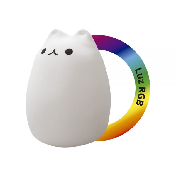 LÁMPARA INFANTIL GATO BLANCO RGB 51467 - Imagen 4