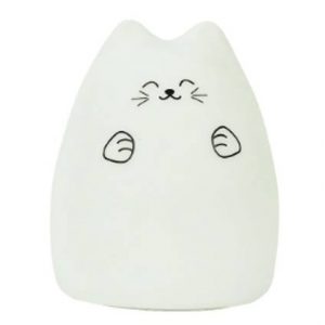 LÁMPARA INFANTIL GATO BLANCO RGB 51468