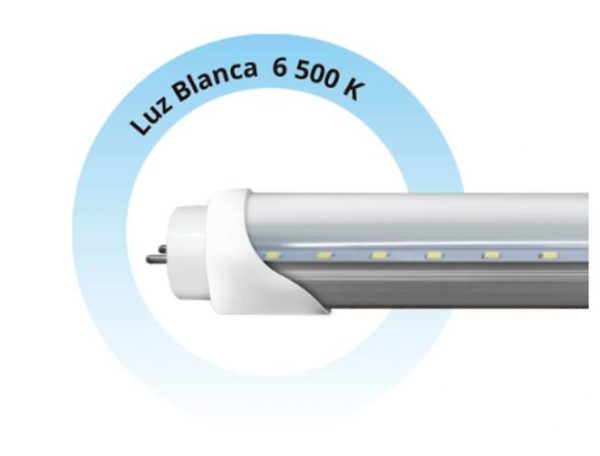 TUBO DE LED TRANSPARENTE CON ALUMINIO T8 G13 110-240V 36W 51880 - Imagen 3