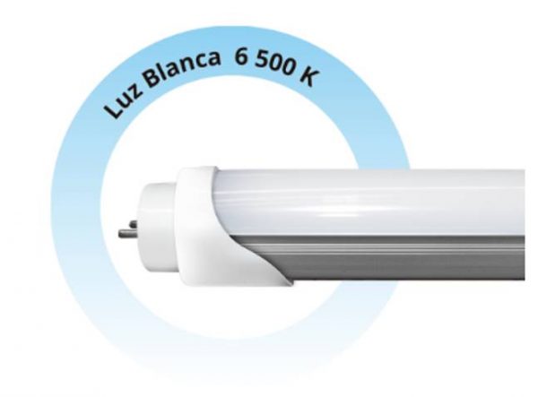 TUBO DE LED CON ALUMINIO T8 G13 OPALINO 36W 2.40M 51881 - Imagen 3