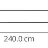 TUBO DE LED CON ALUMINIO T8 G13 OPALINO 36W 2.40M 51881 - Imagen 4