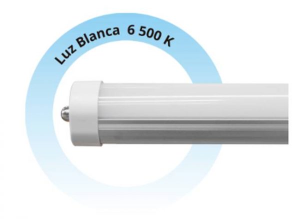 LÁMPARA TUBO DE LED CON ALUMINIO T8 FA8 36W 2.40M 51883 - Imagen 3