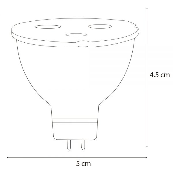 MR16 DE LED 7W DIMEABLE LUZ CALIDA 51340 - Imagen 5