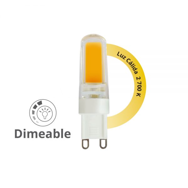 PIN LED 2.5W DIMEABLE 127V G9 51680 - Imagen 3