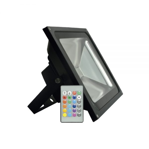 REFLECTOR DE LED RGB 50W CON CONTROL 57017