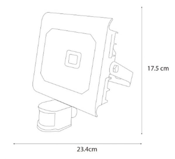 REFLECTOR DE LED CON SENSOR 30W 51473 - Imagen 6