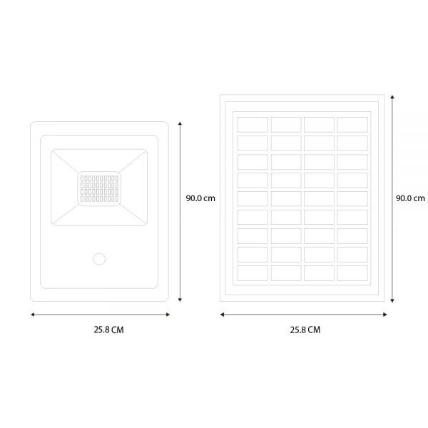 REFLECTOR SOLAR DE LED CON PANEL 10W 51438 - Imagen 5